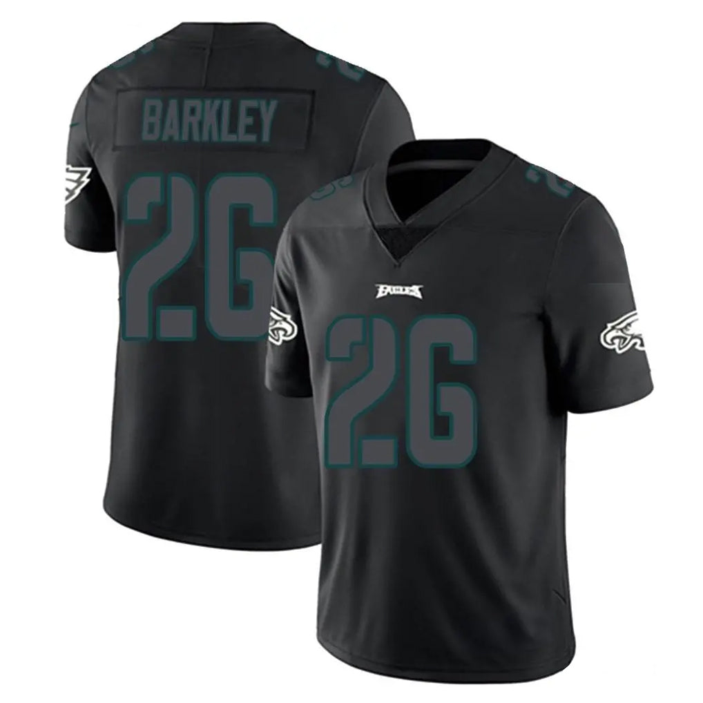 Choea P.Eagles #26 Saquon Barkley Player Limited Black Impact Home Game Stitched Jerseys