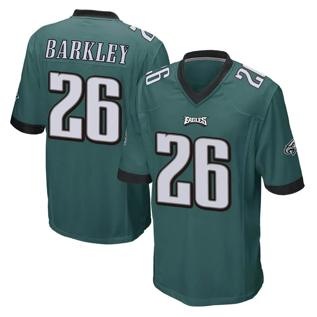 Choea P.Eagles #26 Saquon Barkley Player Team Color Green Home Game Stitched Jerseys