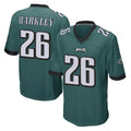 Choea P.Eagles #26 Saquon Barkley Player Team Color Green Home Game Stitched Jerseys