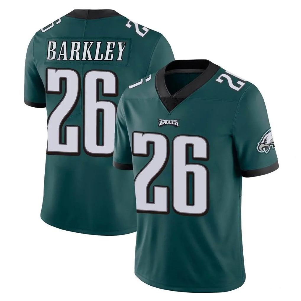Choea P.Eagles #26 Saquon Barkley Player Team Color Green Vapor Untouchable Home Game Stitched Jerseys