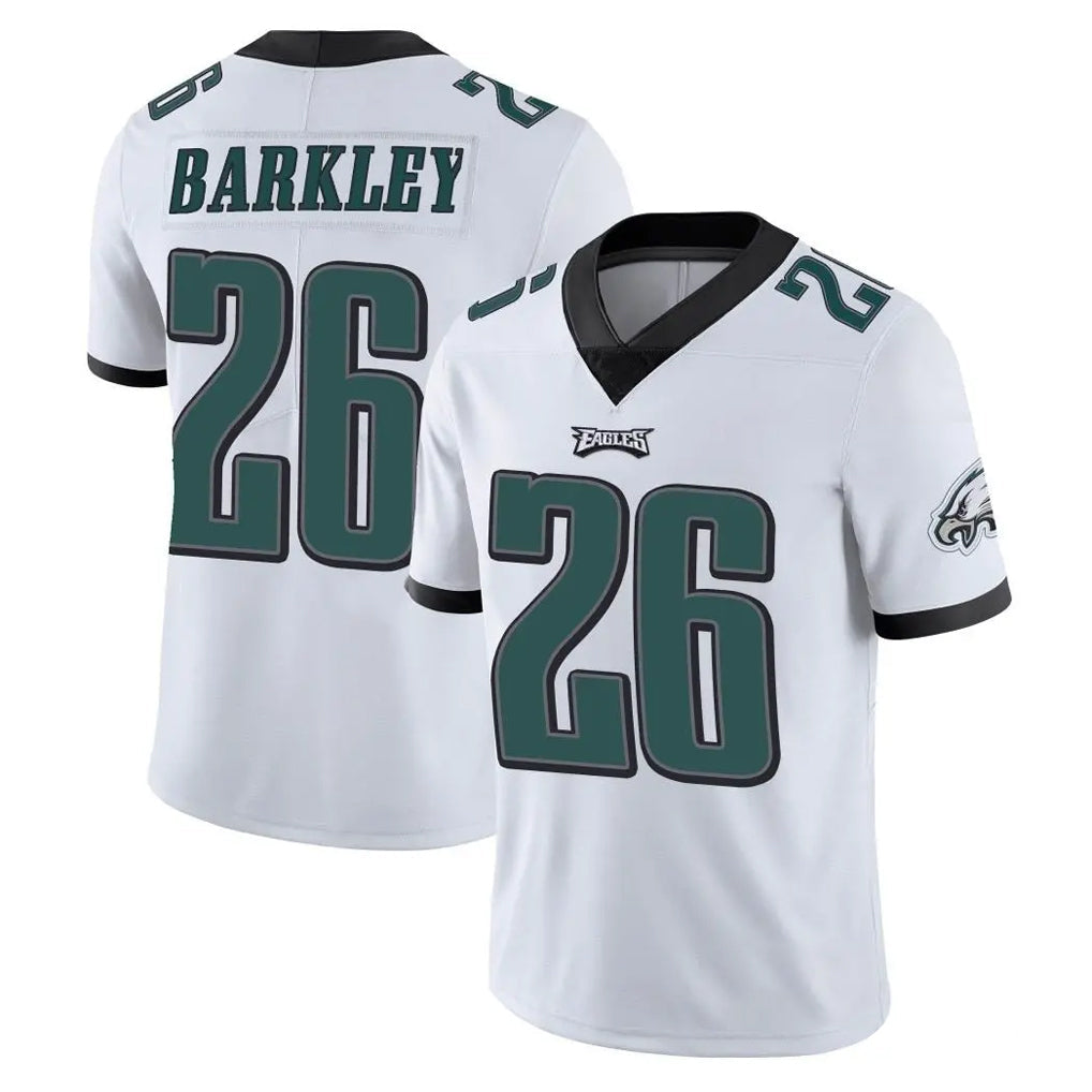 Choea P.Eagles #26 Saquon Barkley Player White Limited Vapor Untouchable Home Game Stitched Jerseys