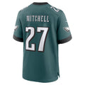 Choea P.Eagles #27 Quinyon Mitchell Midnight Green Team Game Stitched Jerseys