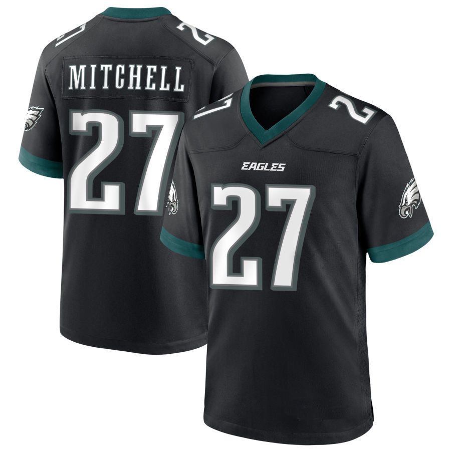 Choea P.Eagles #27 Quinyon Mitchell Player Black Home Game Stitched Jerseys