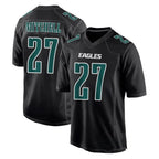 Choea P.Eagles #27 Quinyon Mitchell Player Carbon Black Fashion Home Game Stitched Jerseys