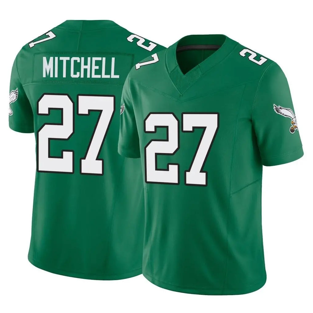 Choea P.Eagles #27 Quinyon Mitchell Player Green Kelly Alternate Vapor F.U.S.E. Home Game Stitched Jerseys