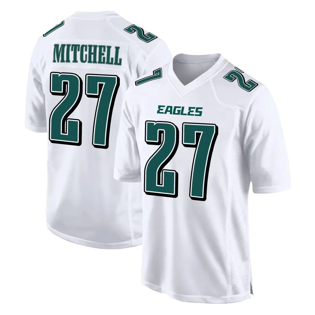 Choea P.Eagles #27 Quinyon Mitchell Player White Tundra Fashion Home Game Stitched Jerseys
