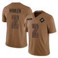 Choea P.Eagles #2 Riq Woolen Player Brown Salute To Service Limited Stitched Jerseys