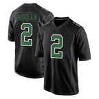Choea P.Eagles #2 Riq Woolen Player Carbon Green Fashion Home Game Stitched Jerseys