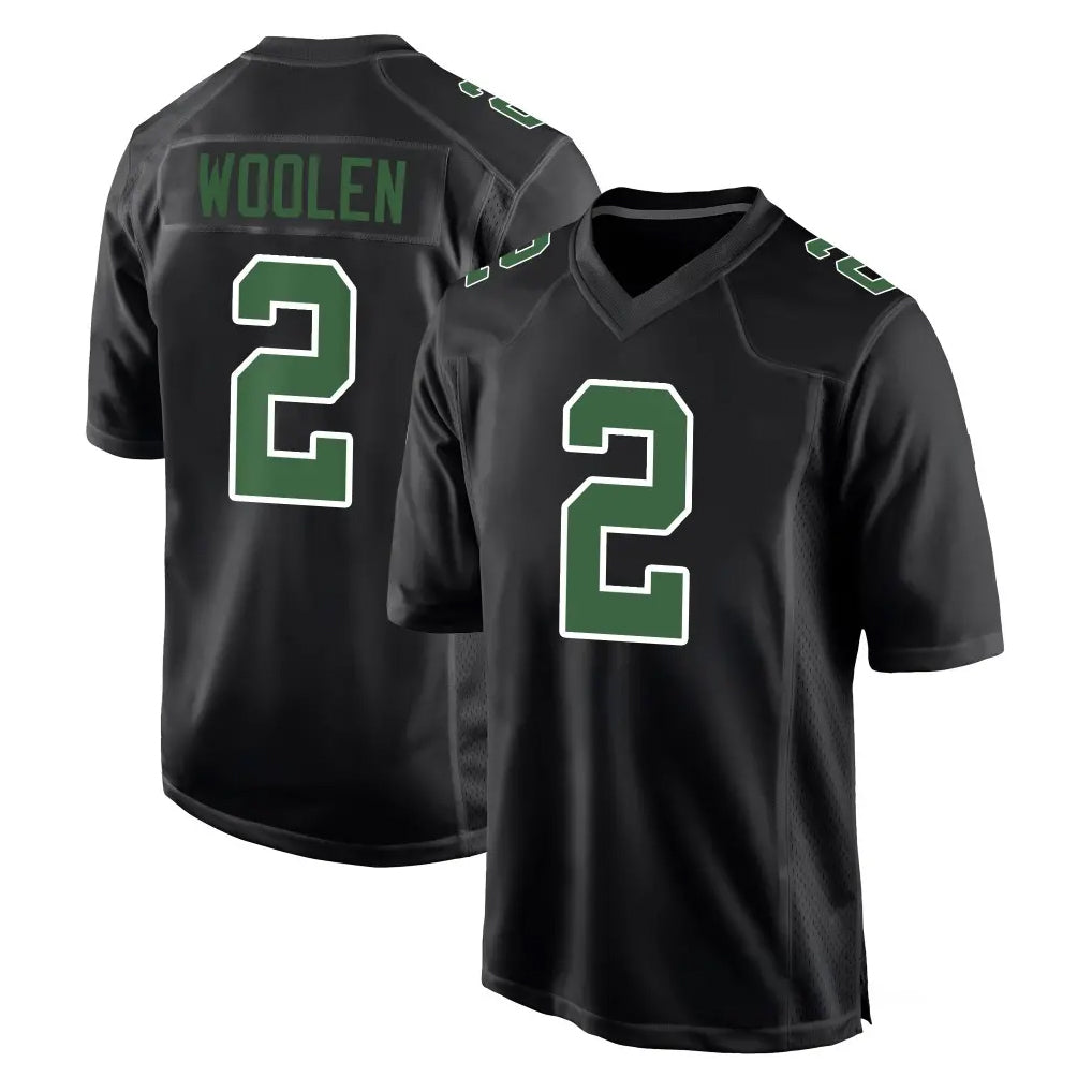 Choea P.Eagles #2 Riq Woolen Player Carbon Green Fashion Home Game Stitched Jerseys
