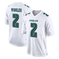 Choea P.Eagles #2 Riq Woolen Player White Tundra Fashion Home Game Stitched Jerseys