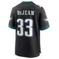 Choea P.Eagles #33 Cooper DeJean Black 2024 Draft Alternate Player Game Jersey Stitched American Stitched Jersey