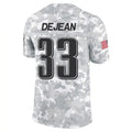 Choea P.Eagles #33 Cooper DeJean Player Arctic Camo Salute to Service Limited Stitched Jerseys