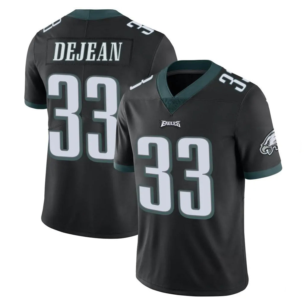Choea P.Eagles #33 Cooper DeJean Player Black Limited Vapor Untouchable Home Game Stitched Jerseys