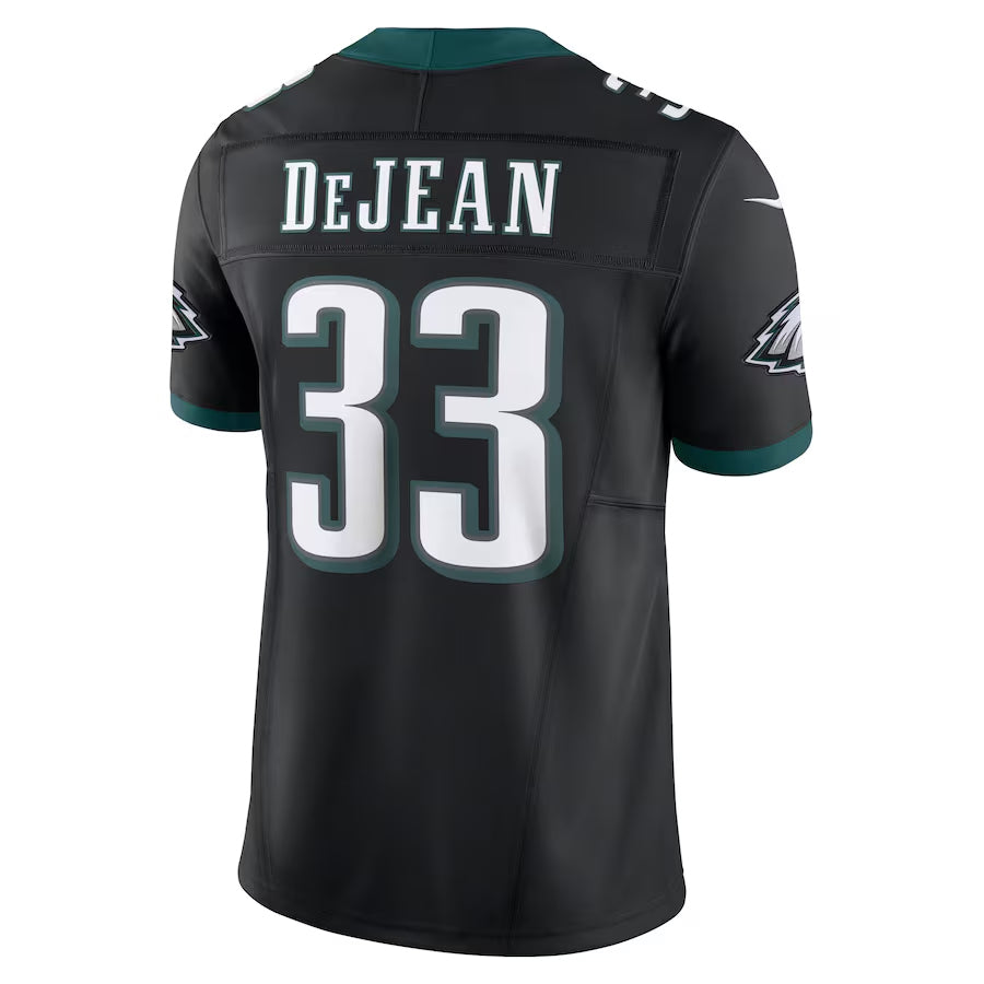 Choea P.Eagles #33 Cooper DeJean Player Black Vapor F.U.S.E. Limited Stitched Jerseys