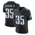 Choea P.Eagles #35 Michael Carter II Player Black Limited Vapor Untouchable Home Game Stitched Jerseys