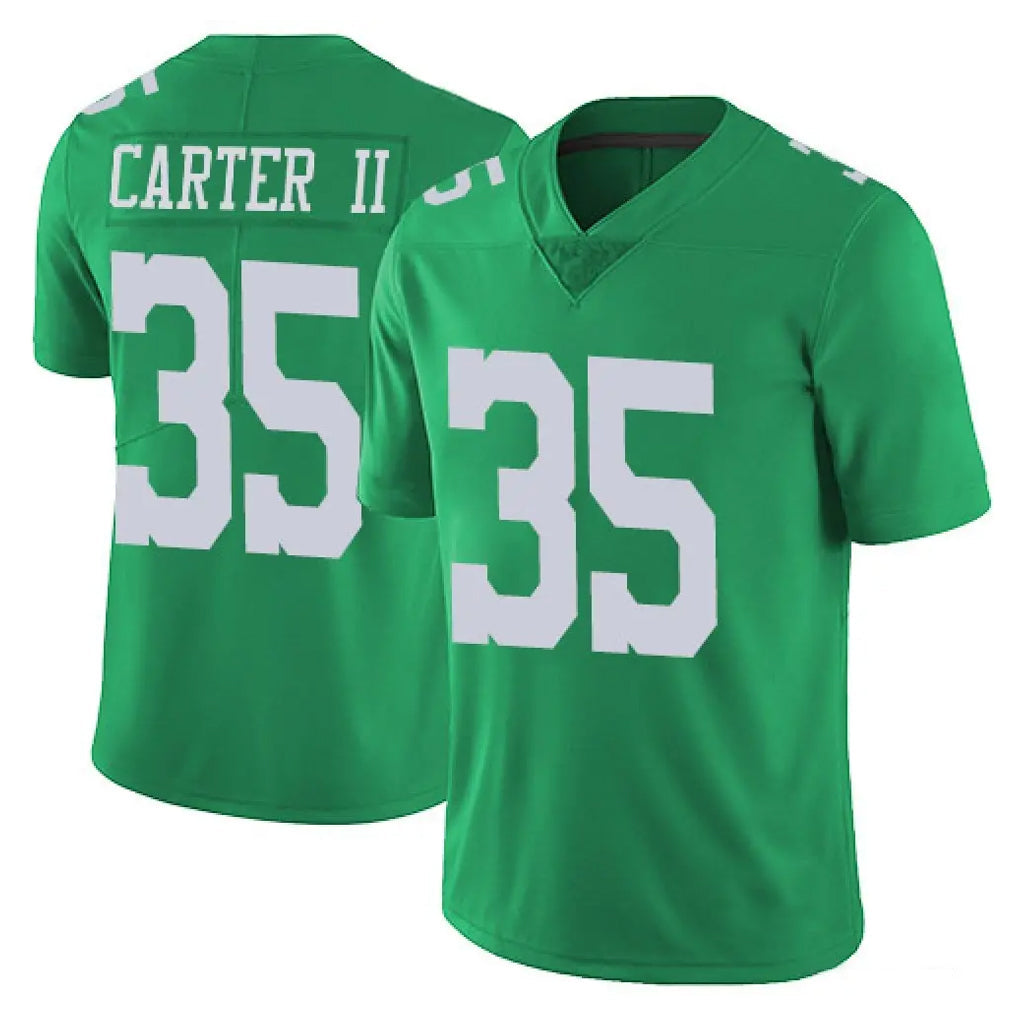 Choea P.Eagles #35 Michael Carter II Player Green Limited Vapor Untouchable Home Game Stitched Jerseys