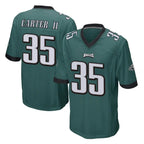 Choea P.Eagles #35 Michael Carter II Player Team Color Green Home Game Stitched Jerseys