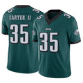 Choea P.Eagles #35 Michael Carter II Player Team Color Green Limited Vapor F.U.S.E. Home Game Stitched Jerseys