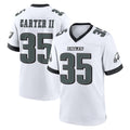 Choea P.Eagles #35 Michael Carter II Player White Game Home Stitched Jerseys