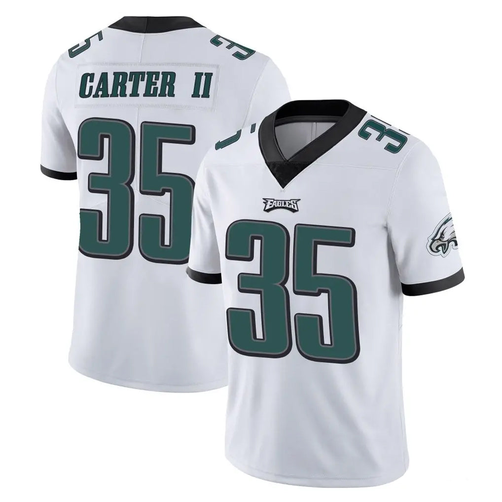 Choea P.Eagles #35 Michael Carter II Player White Limited Vapor Untouchable Home Game Stitched Jerseys