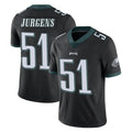 Choea P.Eagles #51 Cam Jurgens Player Black Limited Vapor Untouchable Home Game Stitched Jerseys