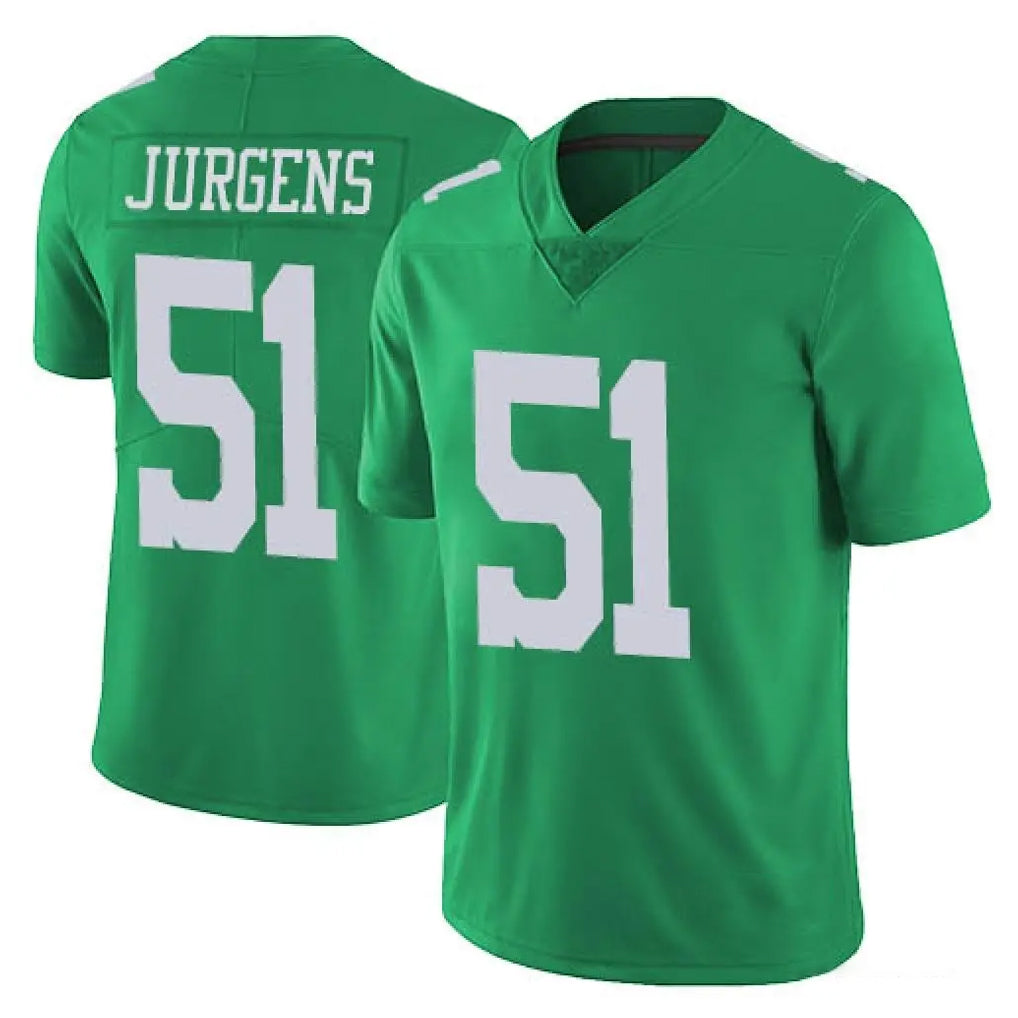 Choea P.Eagles #51 Cam Jurgens Player Green Limited Vapor Untouchable Home Game Stitched Jerseys