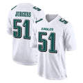 Choea P.Eagles #51 Cam Jurgens Player White Tundra Fashion Home Game Stitched Jerseys