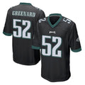 Choea P.Eagles #52 Jonathan Greenard Player Black Home Game Stitched Jerseys