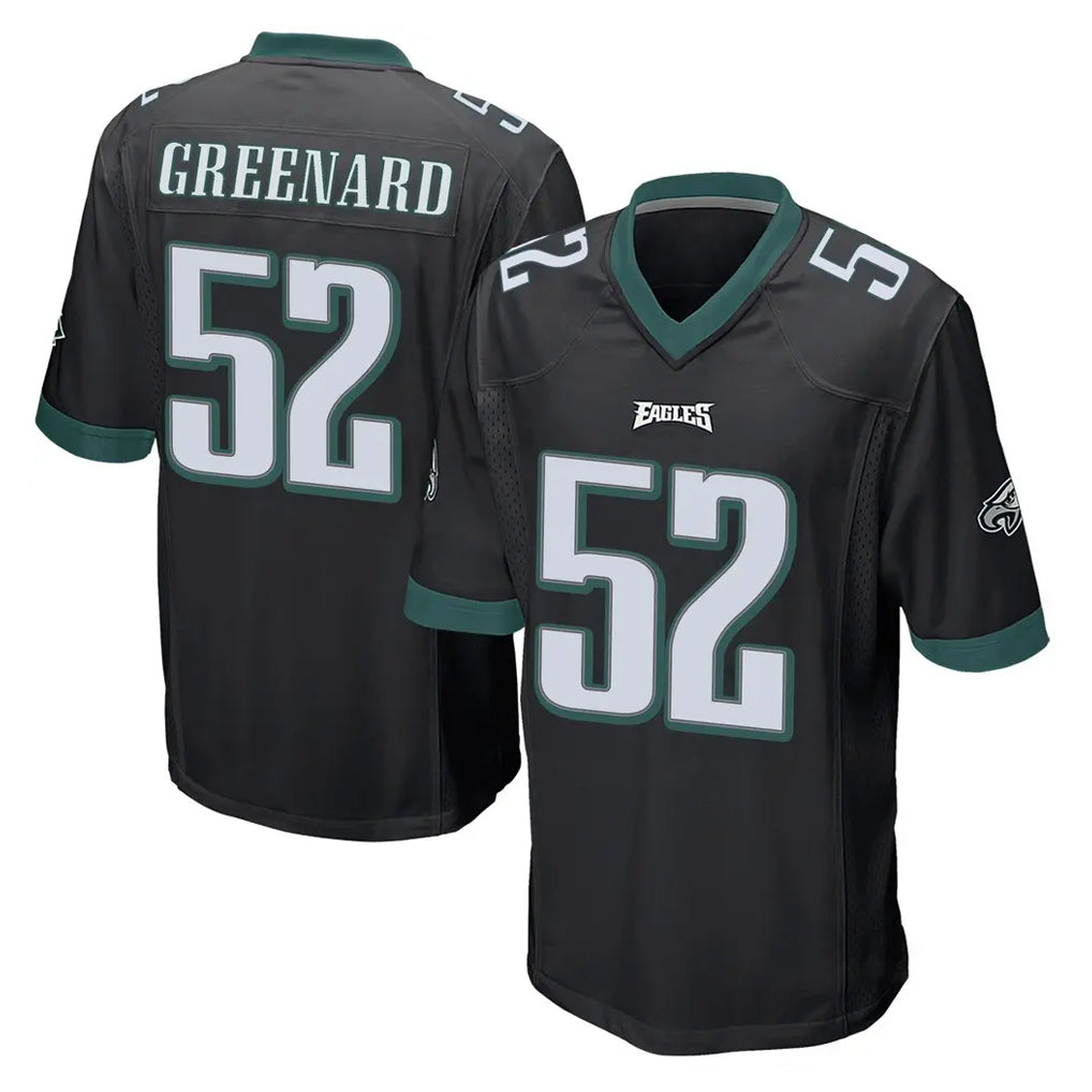 Choea P.Eagles #52 Jonathan Greenard Player Black Home Game Stitched Jerseys