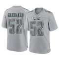 Choea P.Eagles #52 Jonathan Greenard Player Gray Atmosphere Fashion Home Game Stitched Jerseys