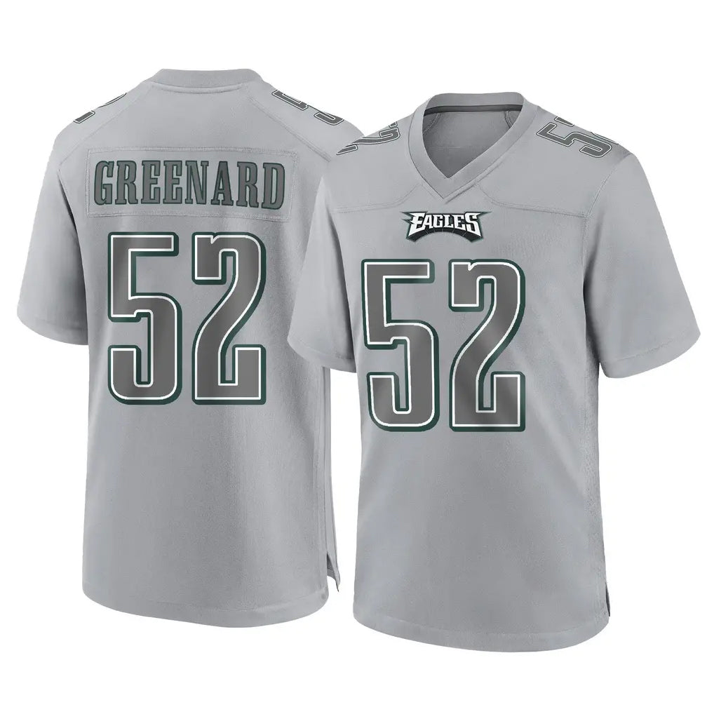 Choea P.Eagles #52 Jonathan Greenard Player Gray Atmosphere Fashion Home Game Stitched Jerseys
