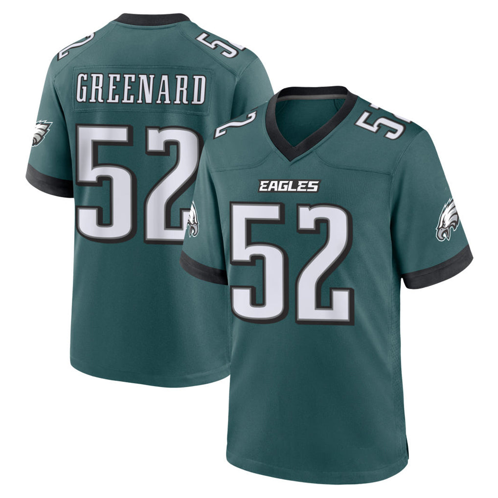 Choea P.Eagles #52 Jonathan Greenard Player Green Home Game Stitched Jerseys
