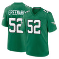 Choea P.Eagles #52 Jonathan Greenard Player Green Kelly Alternate Home Game Stitched Jerseys