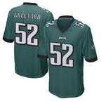 Choea P.Eagles #52 Jonathan Greenard Player Team Color Green Home Game Stitched Jerseys