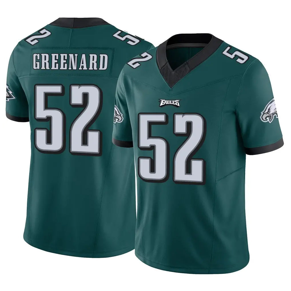 Choea P.Eagles #52 Jonathan Greenard Player Team Color Green Limited Vapor F.U.S.E. Home Game Stitched Jerseys
