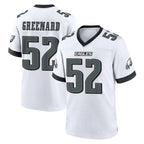 Choea P.Eagles #52 Jonathan Greenard Player White Game Home Stitched Jerseys