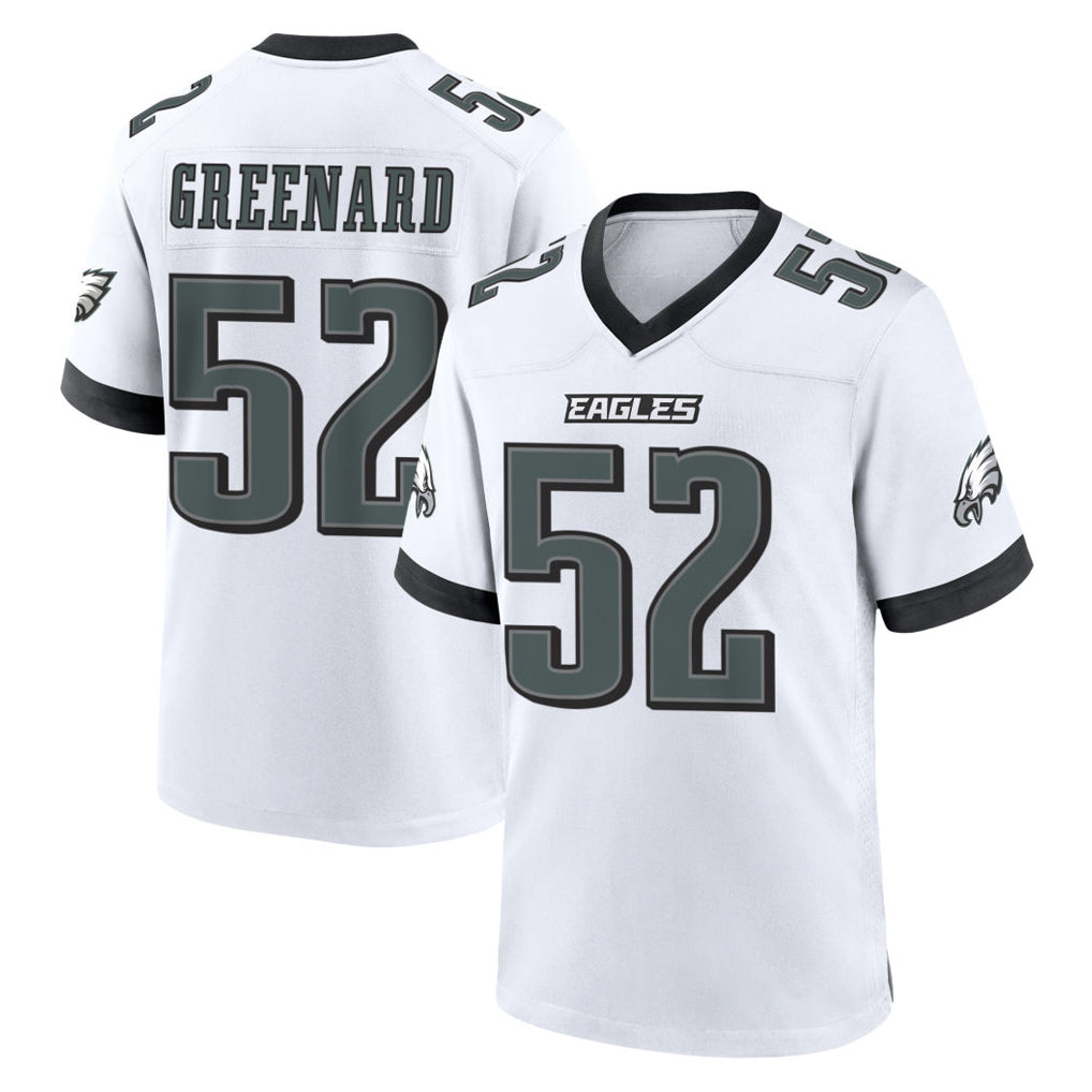 Choea P.Eagles #52 Jonathan Greenard Player White Game Home Stitched Jerseys