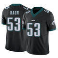 Choea P.Eagles #53 Zack Baun Player Black Limited Vapor F.U.S.E. Home Game Stitched Jerseys