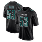 Choea P.Eagles #53 Zack Baun Player Carbon Black Fashion Home Game Stitched Jerseys