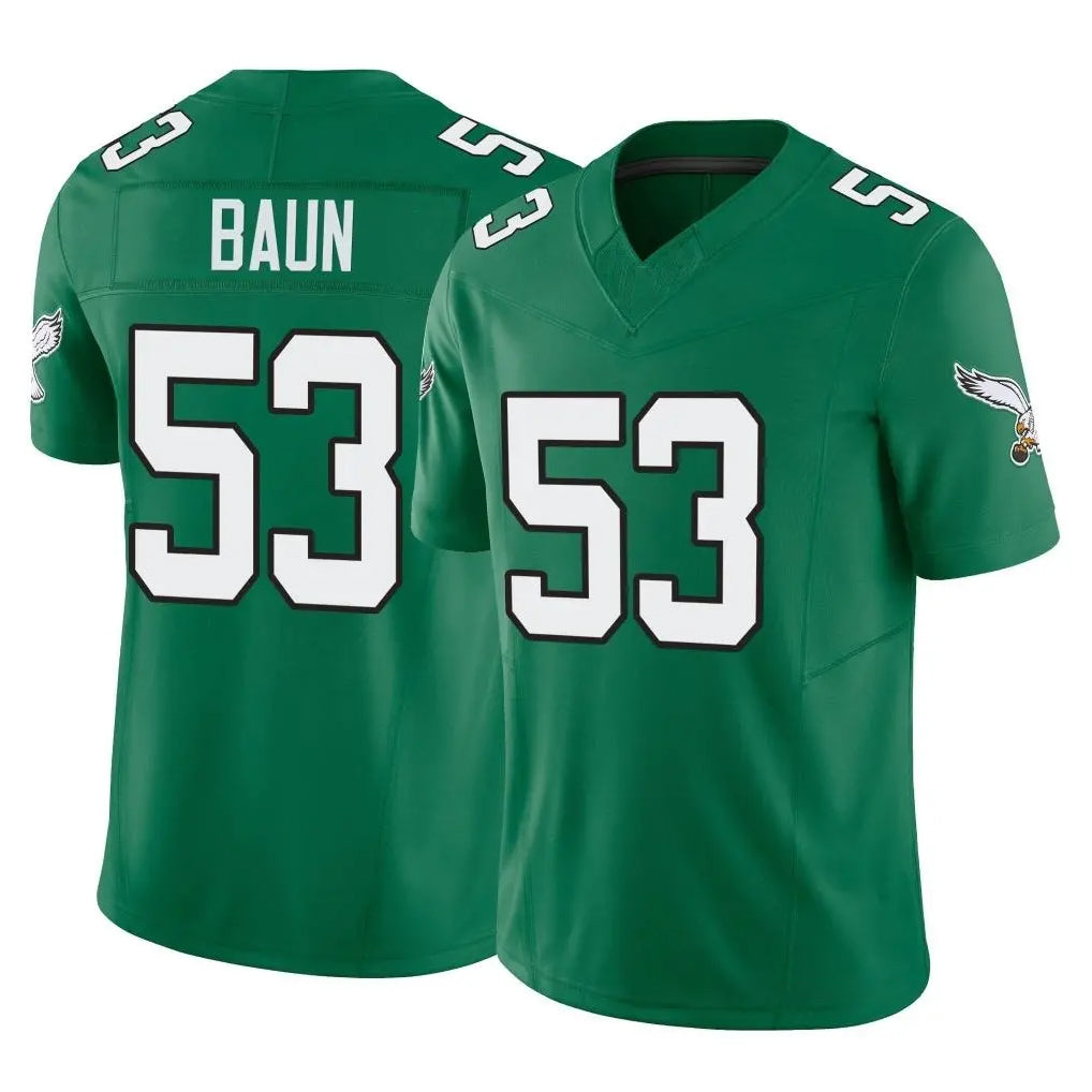 Choea P.Eagles #53 Zack Baun Player Green Kelly Alternate Vapor F.U.S.E. Home Game Stitched Jerseys
