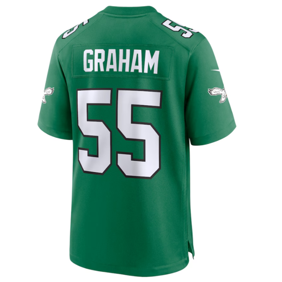 Choea P.Eagles #55 Brandon Graham Green Alternate Game Jersey Stitched American Jerseys