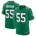 Choea P.Eagles #55 Brandon Graham Kelly Green Alternate Game Stitched Jerseys