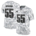 Choea P.Eagles #55 Brandon Graham Player Arctic Camo Salute to Service Limited Stitched Jerseys