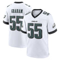Choea P.Eagles #55 Brandon Graham Player White Home Game Stitched Jerseys