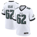 Choea P.Eagles #62 Jason Kelce White White Game Stitched American Stitched Jerseys