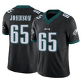 Choea P.Eagles #65 Lane Johnson Player Black Limited Vapor F.U.S.E. Home Game Stitched Jerseys