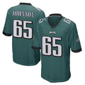 Choea P.Eagles #65 Lane Johnson Player Team Color Green Home Game Stitched Jerseys