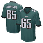 Choea P.Eagles #65 Lane Johnson Player Team Color Green Home Game Stitched Jerseys