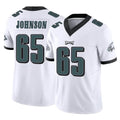 Choea P.Eagles #65 Lane Johnson Player White Limited Vapor F.U.S.E. Home Game Stitched Jerseys