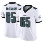 Choea P.Eagles #65 Lane Johnson Player White Limited Vapor F.U.S.E. Home Game Stitched Jerseys